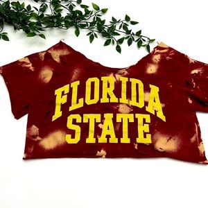 ❤️Florida State crop top tee